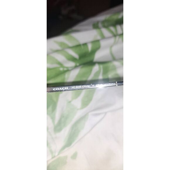 Coach HC5048 Olivia Black & Silver Eyeglass Frames - Picture 6 of 9